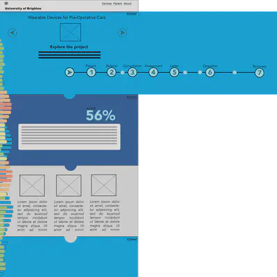 Image of wireframe 2 with two layers of levels