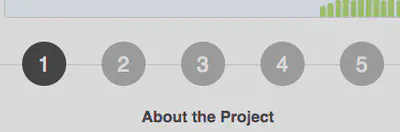 Screenshot showing the fixed dots